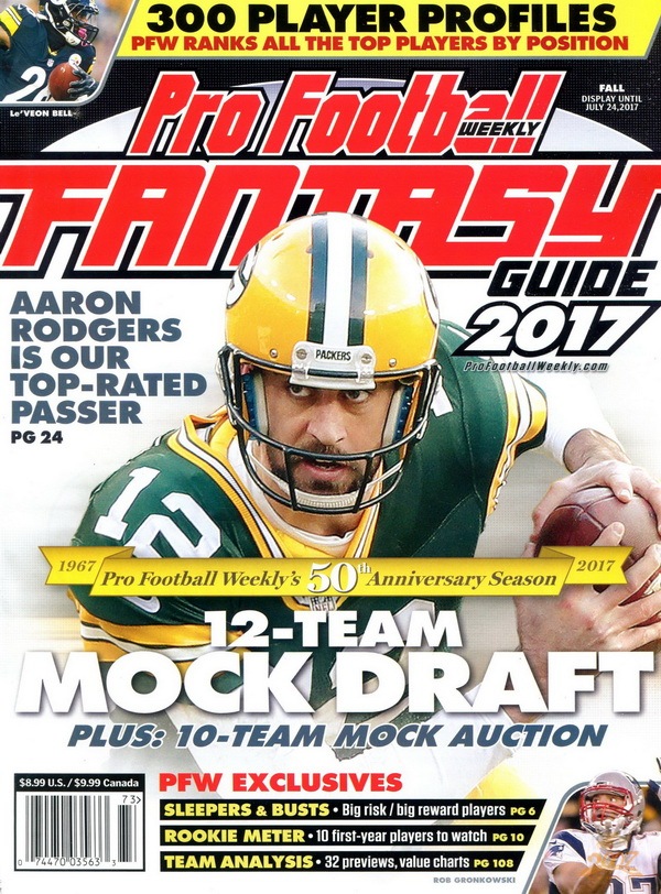 Pro Football WEEKLY FANTASY GUIDE 2017美国